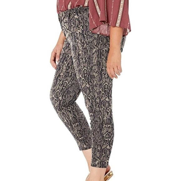 Jessica Simpson Women's Kiss Me Skinny Ankle Jeans Anaconda snake plus size 20W - Picture 2 of 9